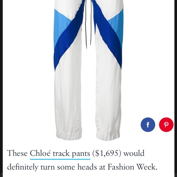 Chloe color block track pants - Picture 3 of 4